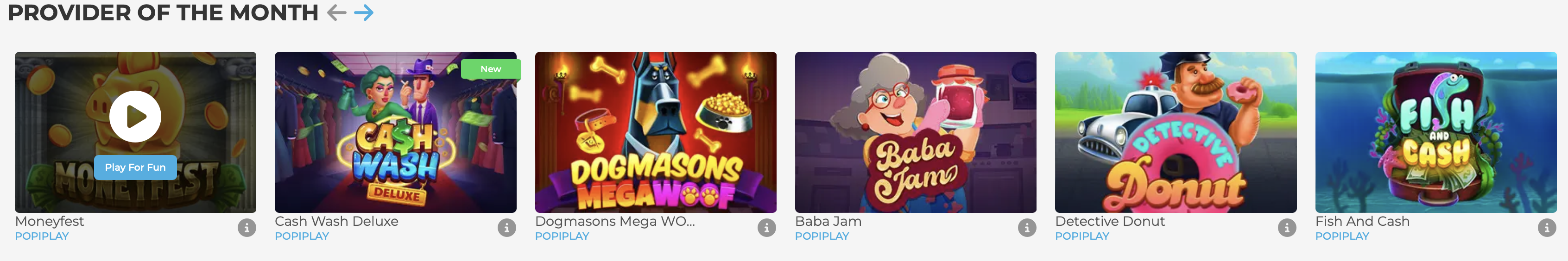 Demoläge på Wolfy Casino